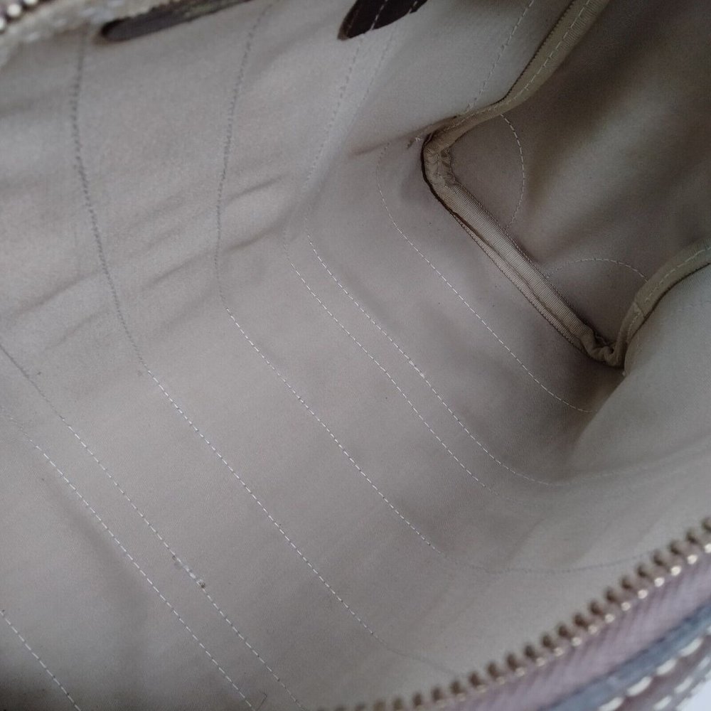 565315G V Gucci Satchel Bag Sherry Line Brown PVC - Picture 7 of 9